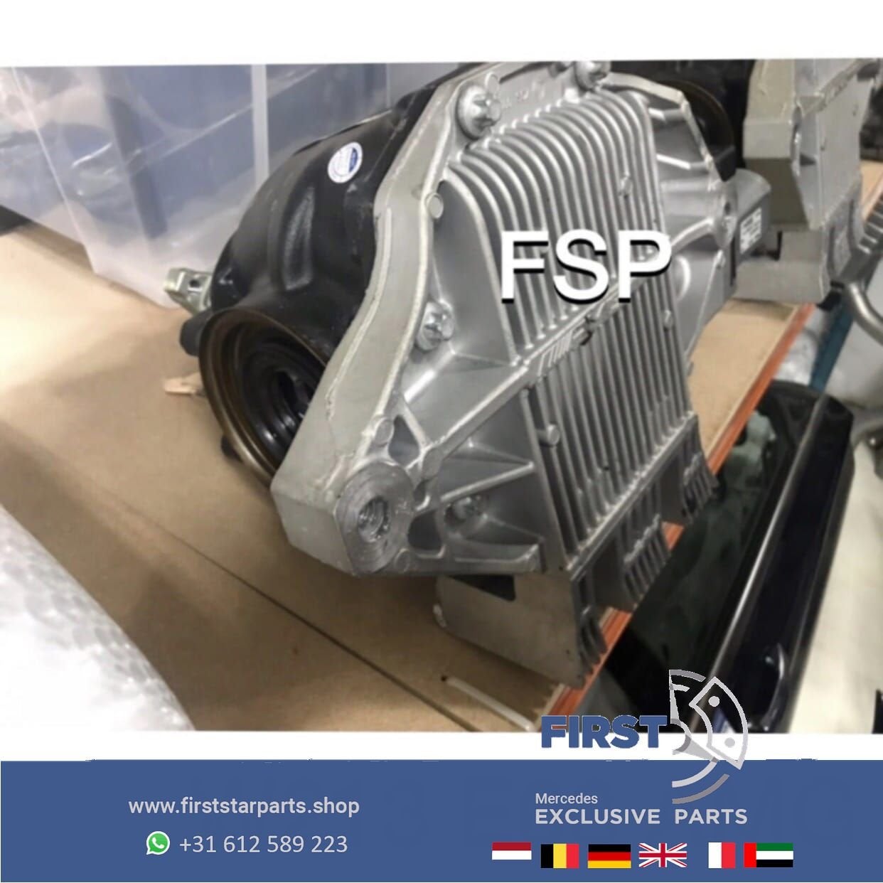 A2133510200 W213 E63 S DIFFERENTIEEL COMPLEET Mercedes E KLA, Gebruikt, -, Ophalen of Verzenden, -