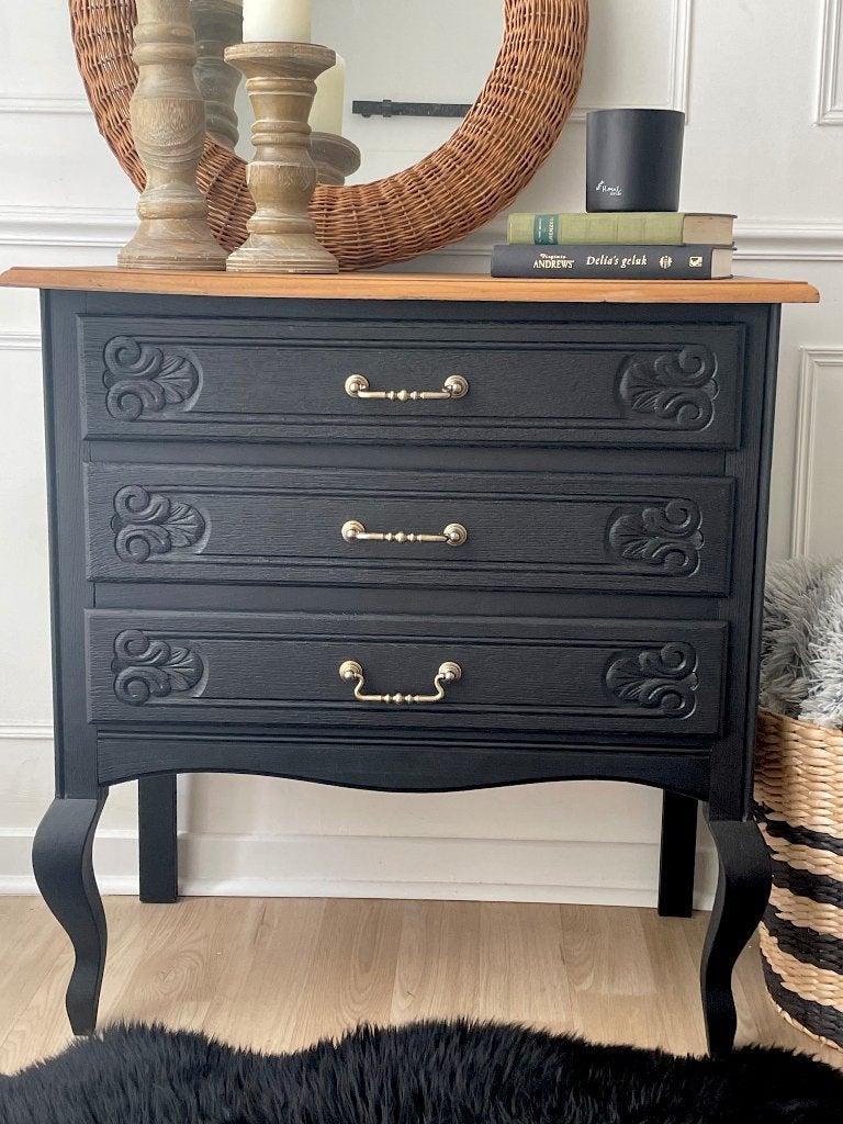 Vintage commode/ ladekast, Ophalen, Zo goed als nieuw