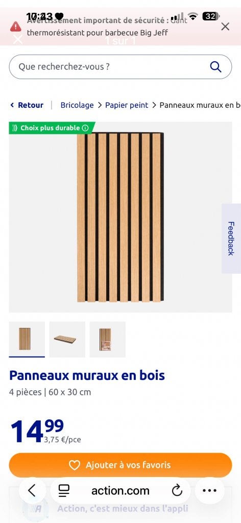 Panneaux bois, Enlèvement, Neuf, Bois