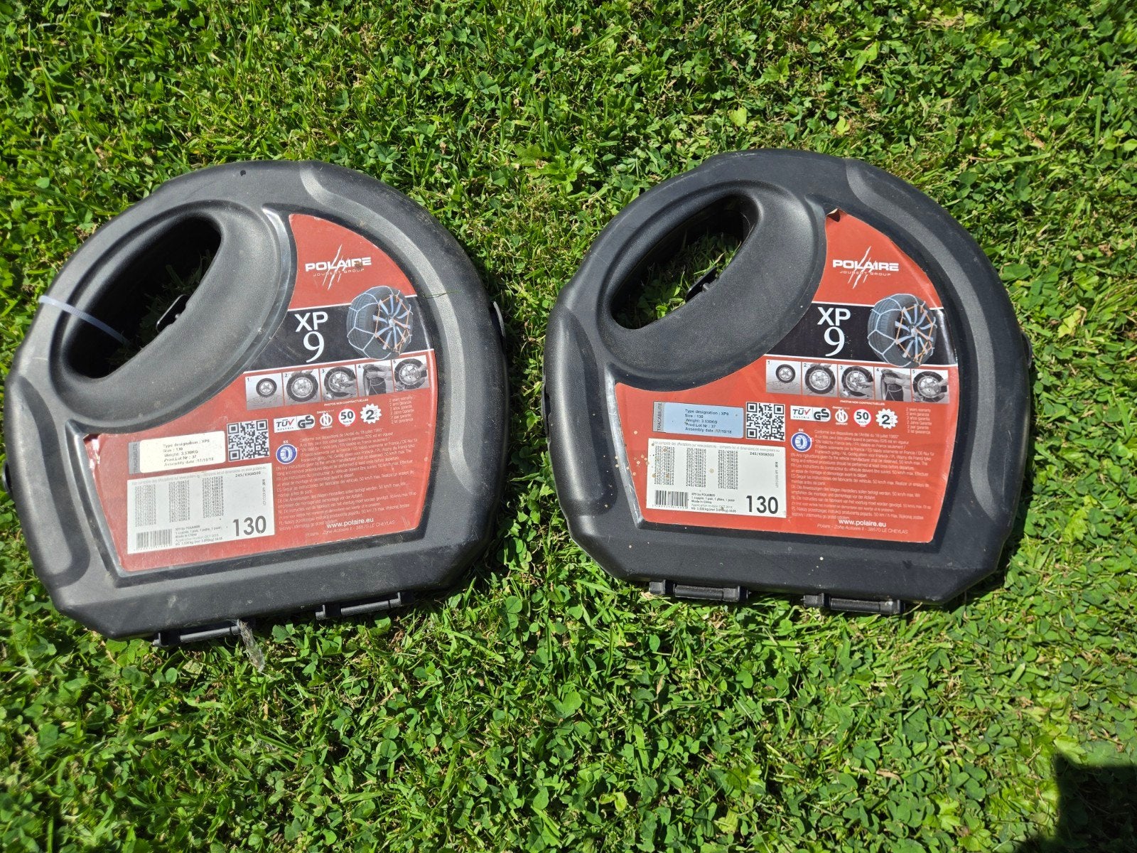 Chaînes à neige Polar XP9 — taille 130 (9 mm)
Trop, Enlèvement