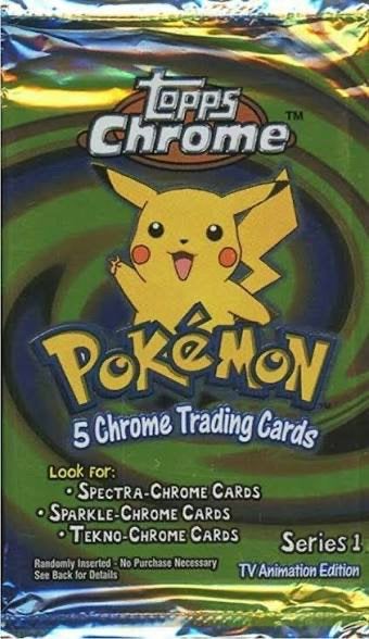Pokemon topps chrome - gezocht, Ophalen of Verzenden, Zo goed als nieuw, Losse kaart, Foil