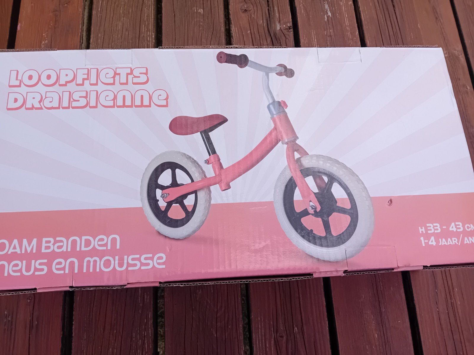 loopfiets, nog helemaal nieuw in de doos., Ophalen, Zo goed als nieuw, Loopfiets