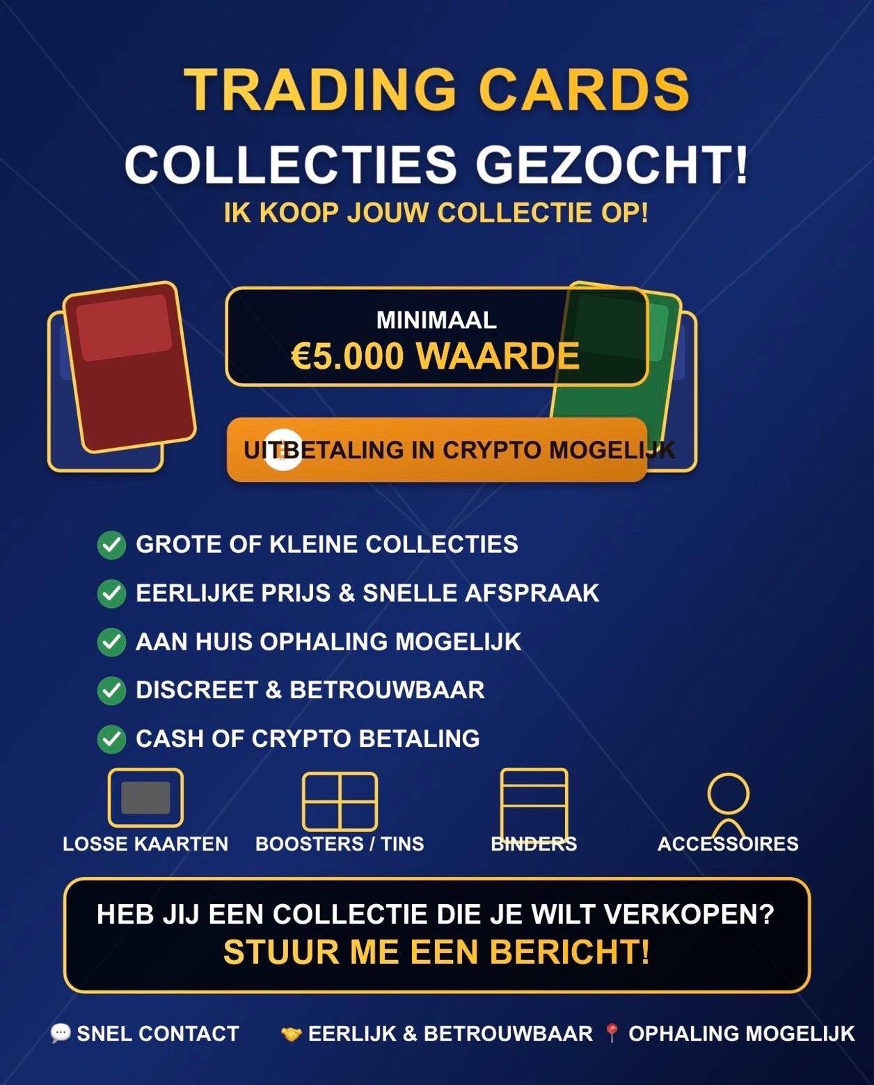 Pokémon collecties gezocht – ik koop op, cash of crypto, Enlèvement ou Envoi, Comme neuf