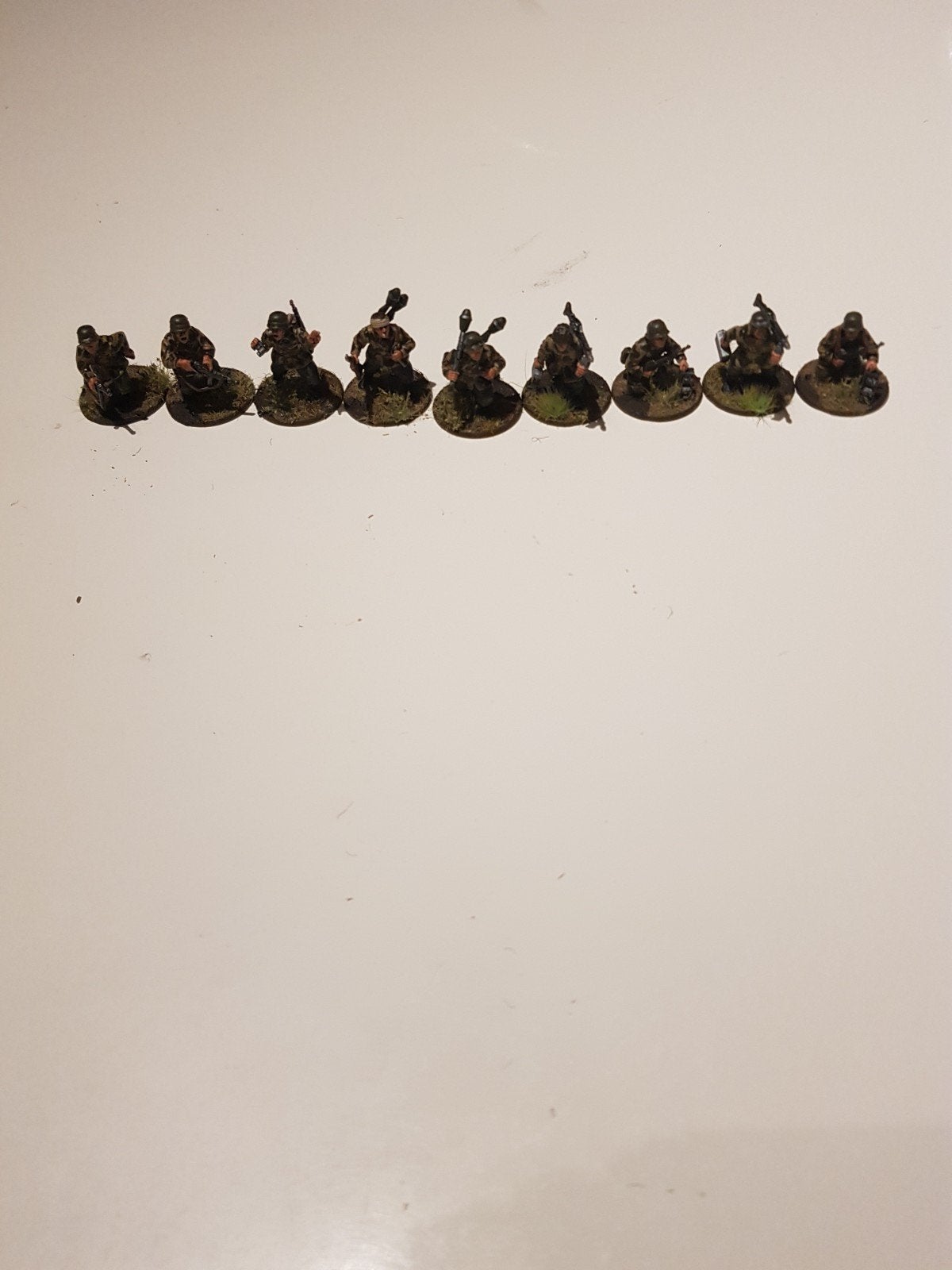 L'escouade allemande Warlord Games Bolt Action, 8 hommes, Peint, Enlèvement ou Envoi, Figurine(s), Comme neuf