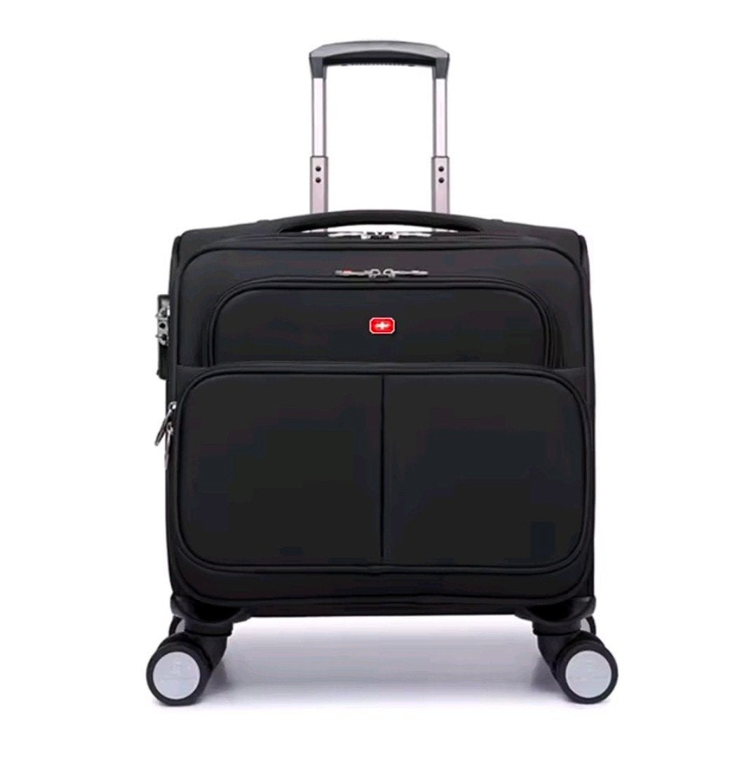 Business Trolley 4 Wielen - Laptopkoffer - Zwart, Slot, Nieuw, Minder dan 50 cm, Ophalen of Verzenden