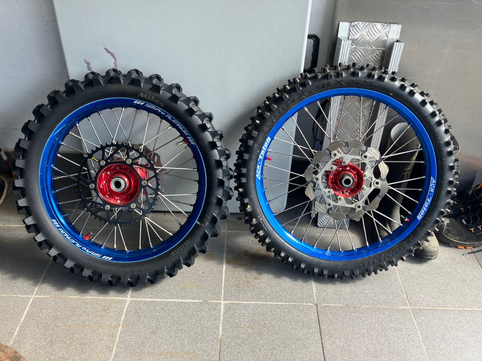 Honda crf 250 wielset, Motoren, Ophalen, Gebruikt