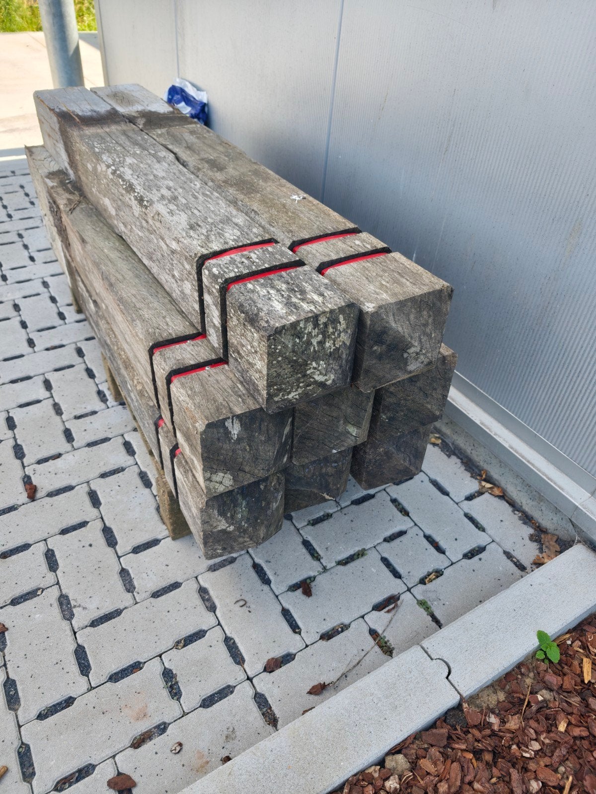 Houten Diamantkop/afzetpaal/paal/hout, Enlèvement, Bois