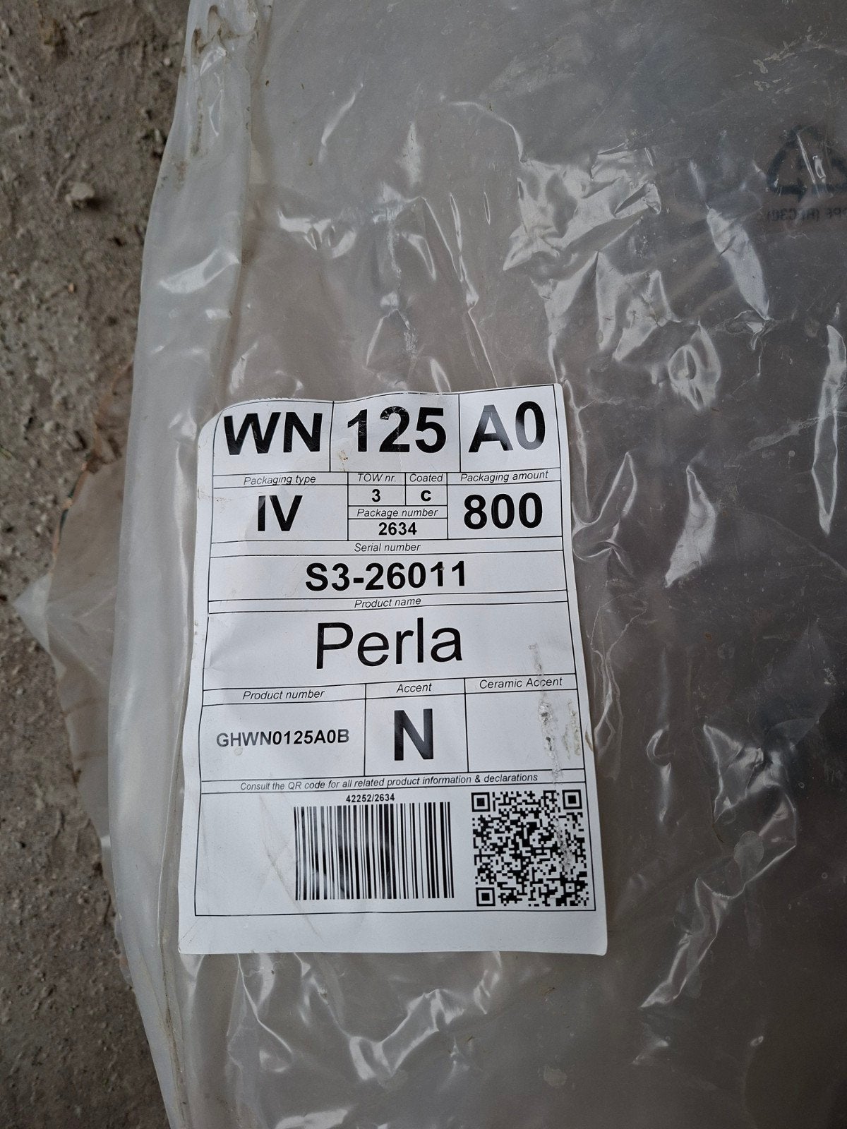 VanDerSanden Perla, Ophalen