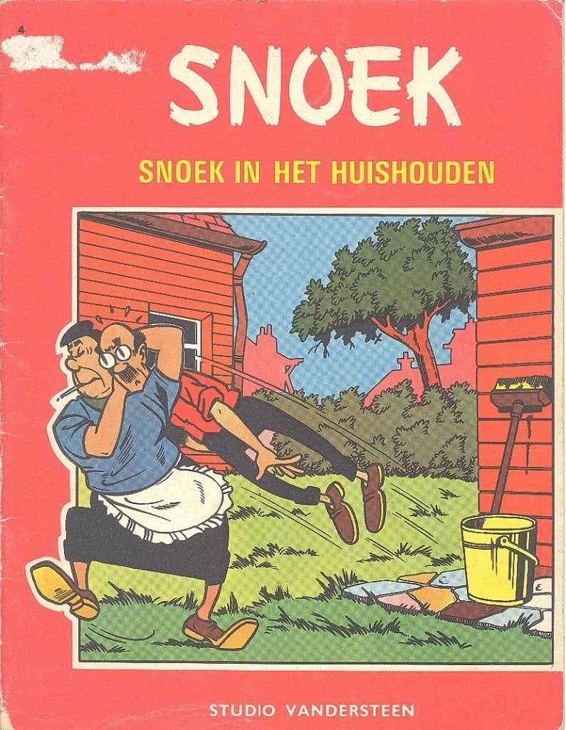 Familie Snoek 3e reeks nr 4 - Snoek in het huishouden., Boeken, Stripverhalen, Gelezen, Willy vandersteen, Eén stripboek, Ophalen of Verzenden