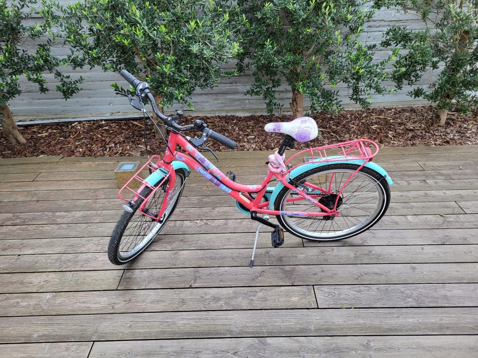 Kinderfiets leeftijd 8 tot 10 jaar, Ophalen, 24 inch, Velgrem, Versnellingen