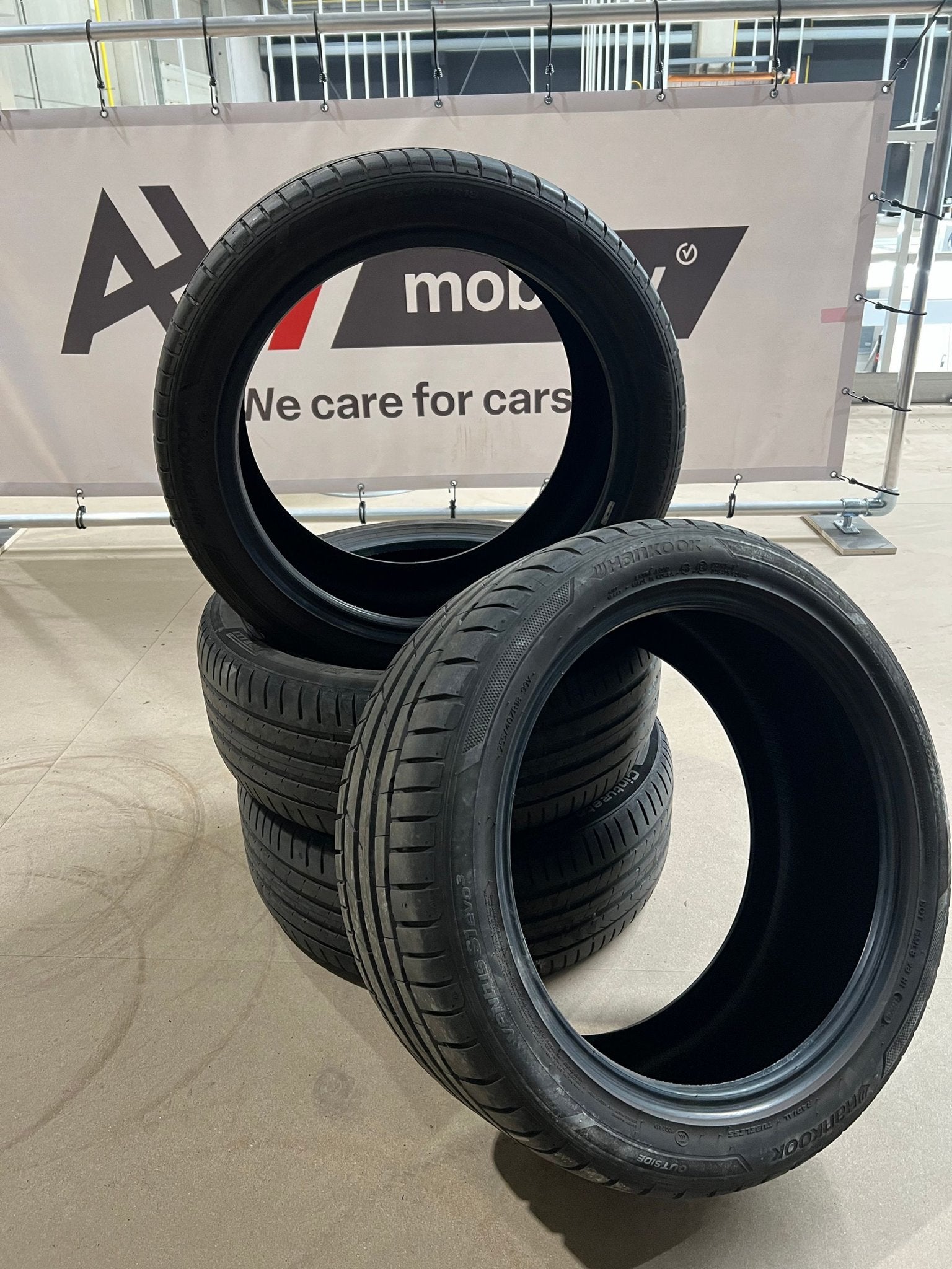 4 zomerbanden hankook 255/40R18 4-6mm, Autos : Pièces & Accessoires, 255 mm, -, Véhicule de tourisme, Pneus été