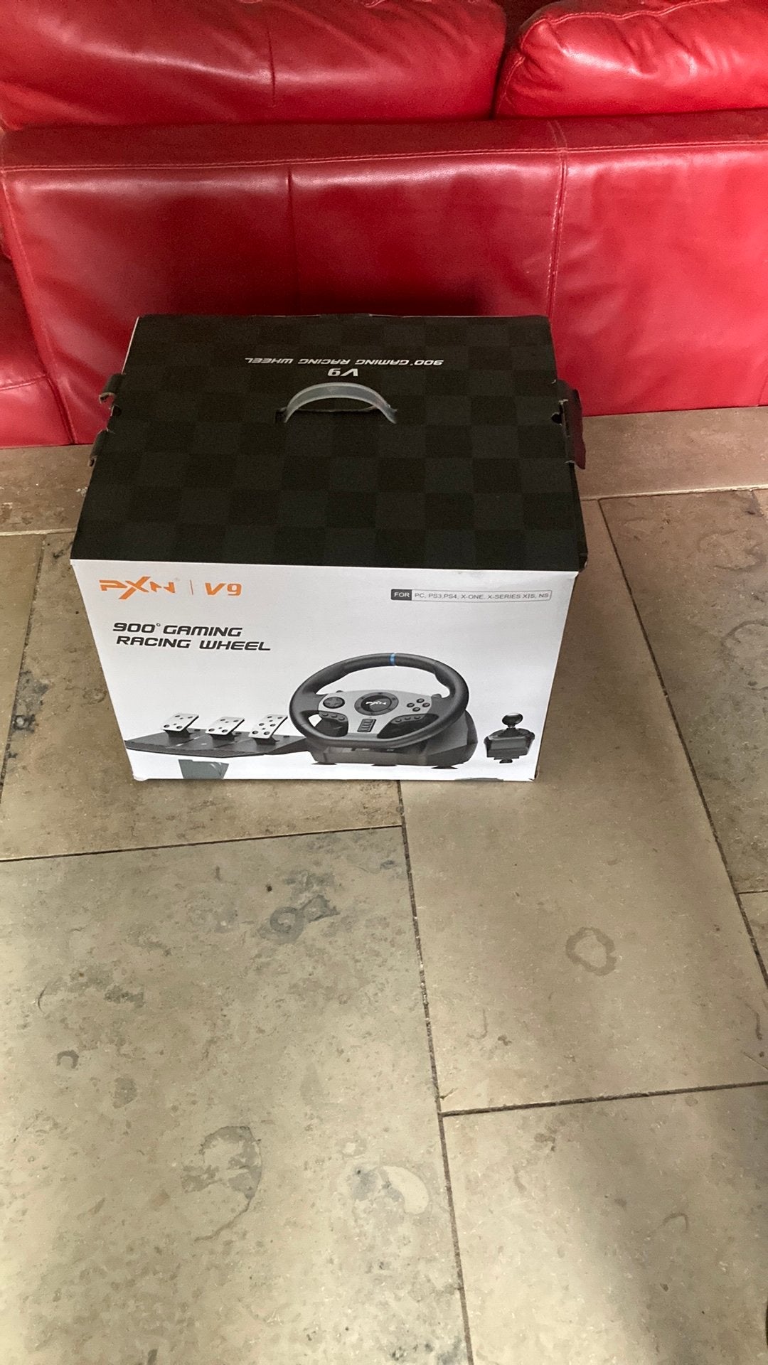 PXN V9 Gaming race stuur met pedalen, Games en Spelcomputers, Ophalen, Zo goed als nieuw, Stuur of Pedalen, PlayStation 3