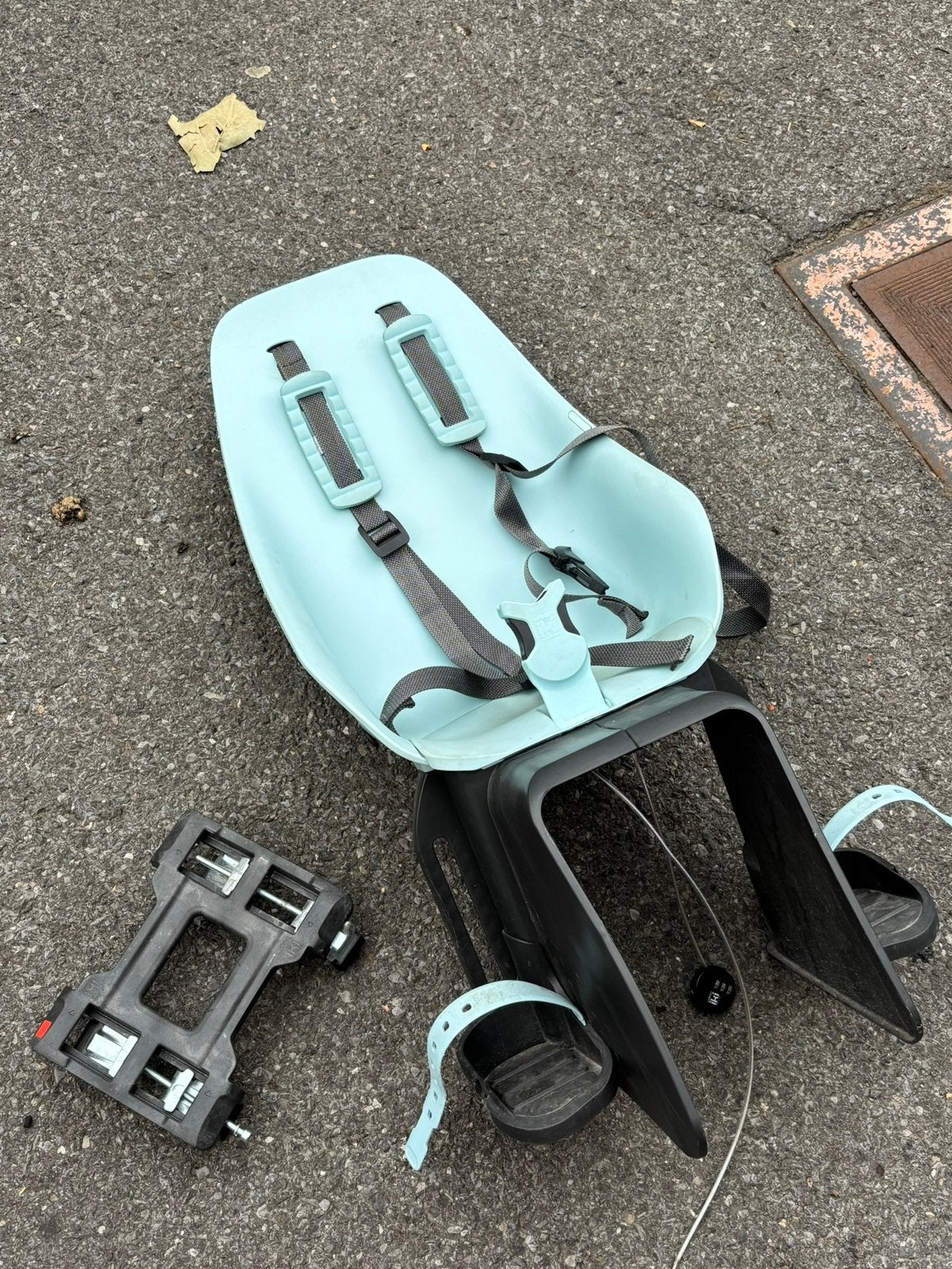 Fietsstoeltje, Fietsen en Brommers, Ophalen, Achterzitje, Voetsteuntjes, 0 t/m 18 kg