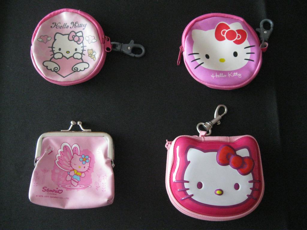Set van 5 Hello Kitty-portemonnees, Handtassen en Accessoires, Ophalen of Verzenden, Zo goed als nieuw, Roze