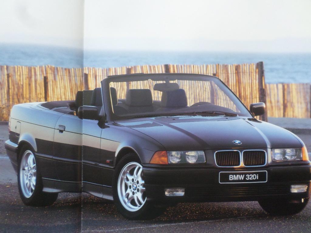 Brochure de la BMW Série 318i 320i 323i Cabriolet 1994, Enlèvement ou Envoi, BMW