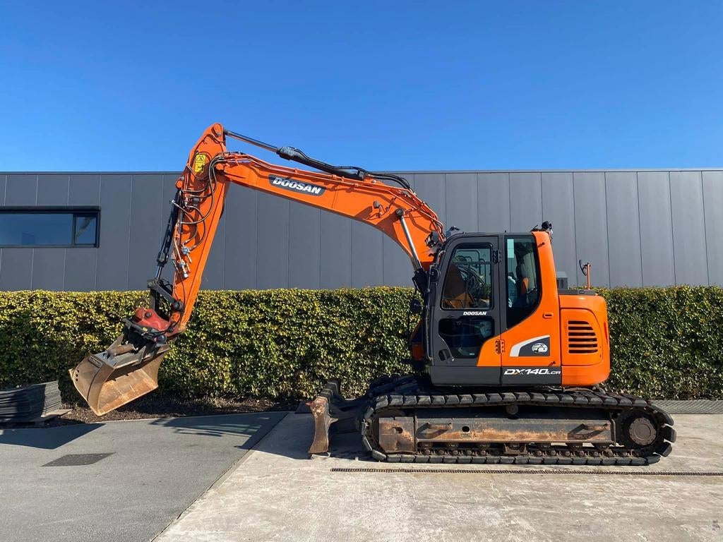 Doosan DX140LCR-5, Ophalen, Graafmachine