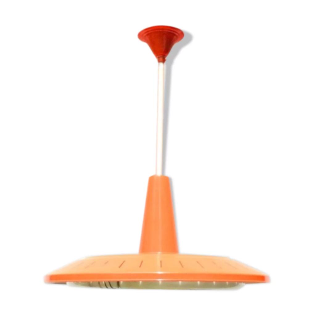 Suspension style Kalff Philips Vintage 50s / 60s Hanglamp, Enlèvement ou Envoi, Vintage, Utilisé, Métal