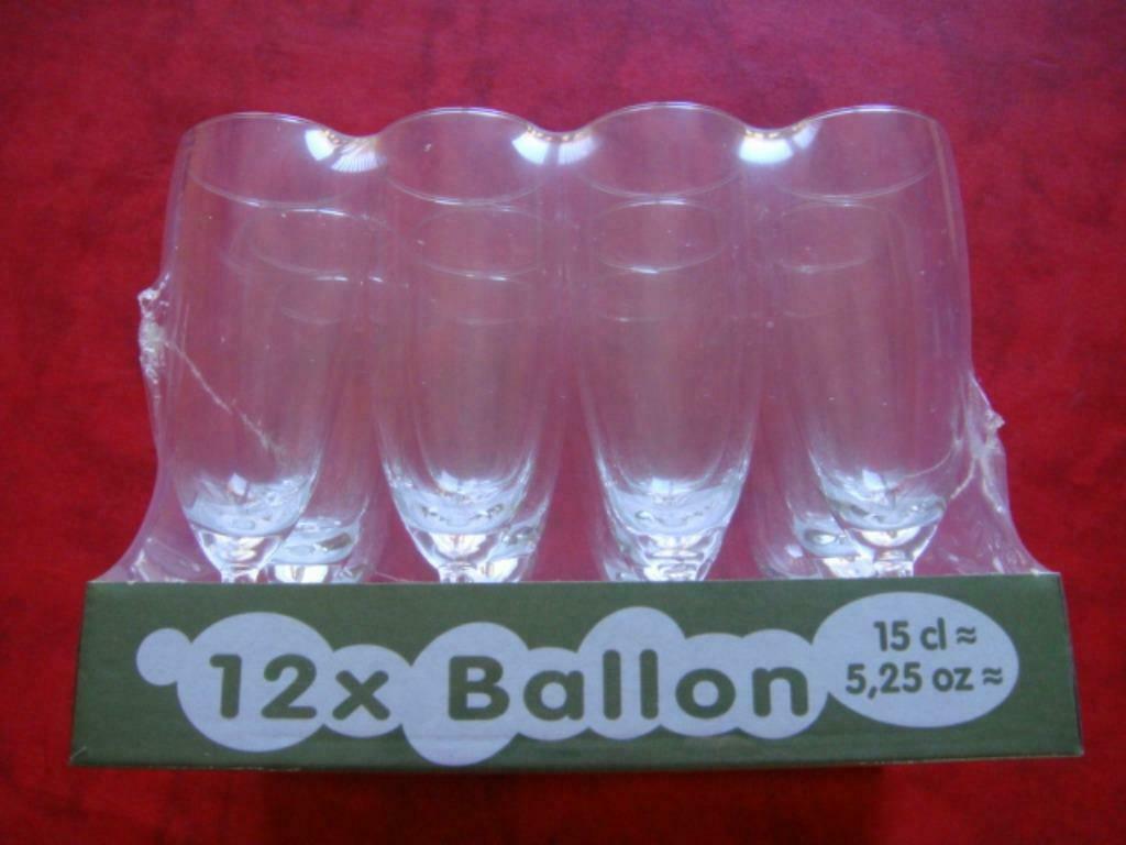 Verres : Set de 12 flûtes 15cl. Neuves., Verzamelen, Glas en Drinkglazen, Nieuw, Overige typen, Ophalen of Verzenden