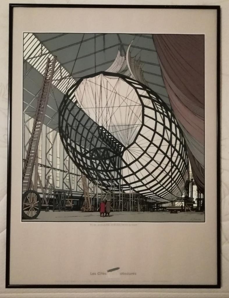 Schuiten - Les cités obscures - Sérigraphie Mylos, Livres, Enlèvement