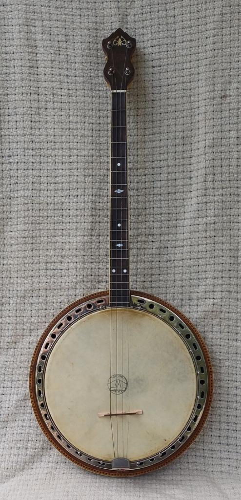 Banjo ténor Stromberg Voisinet, USA ca. 1925, très bon état, Musique & Instruments, Enlèvement, Utilisé, Banjo ténor