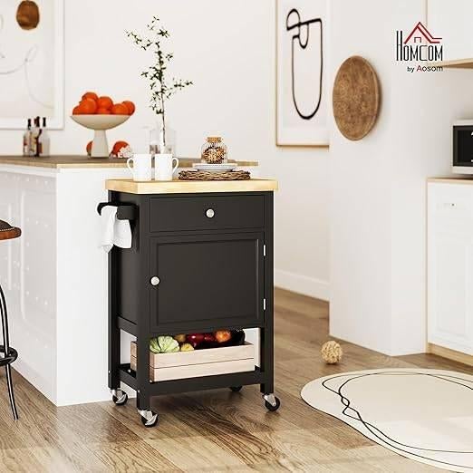 Chariot de cuisine à roulettes | LIVRAISON GRATUITE, Neuf, -, -, HOMCOM