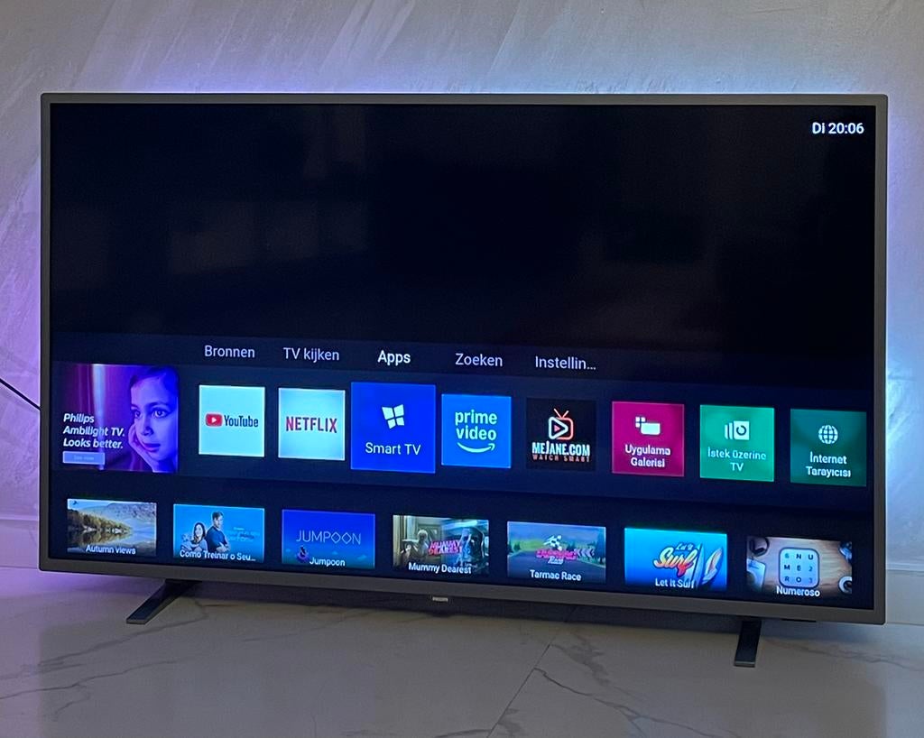 Philips smart tv 50” 126cm 4k, Philips, LED, 50 Hz, Comme neuf