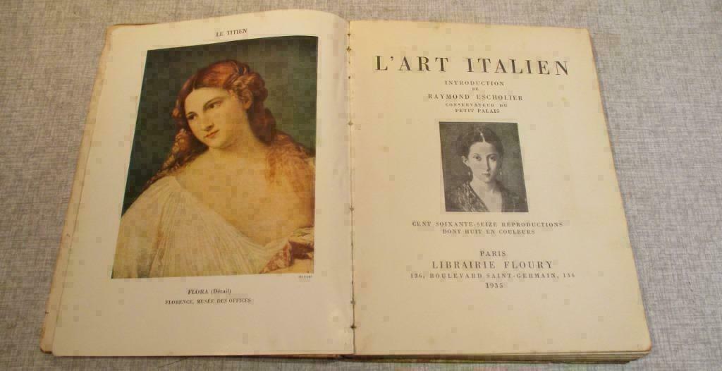 Livre d'art ancien 'L'Art Italien' - 1935, Enlèvement ou Envoi, Utilisé