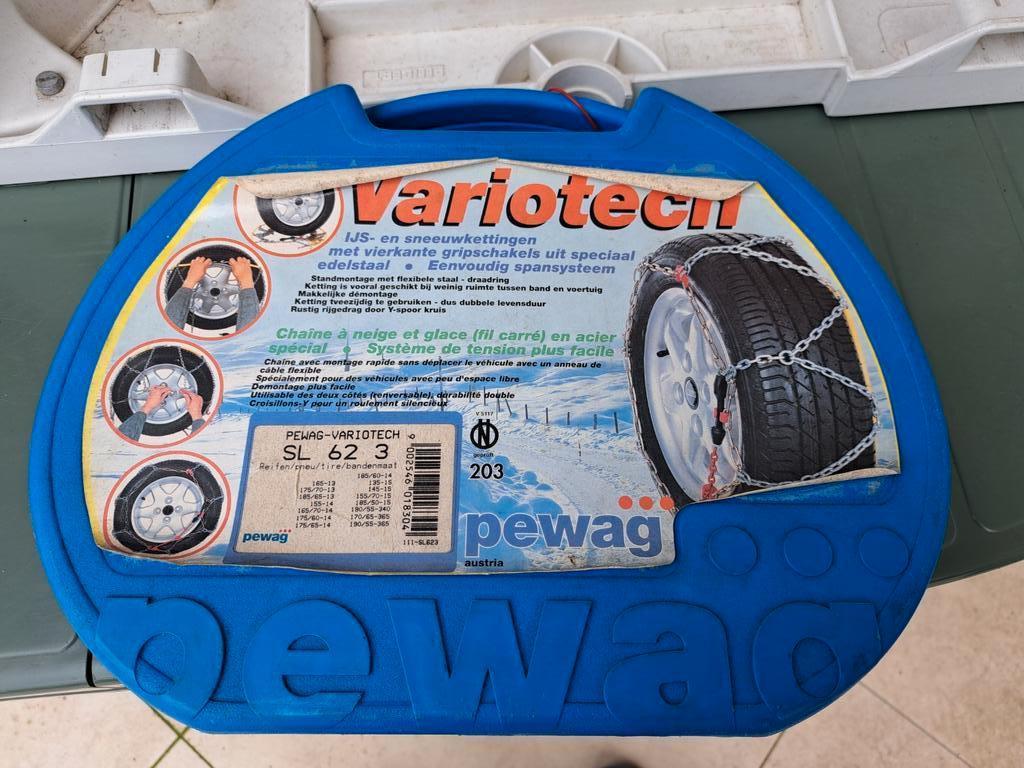 Chaînes à neige Pewag Variotech SL 62 3 de 13 à 14 à 15 pouc, Enlèvement ou Envoi, Comme neuf