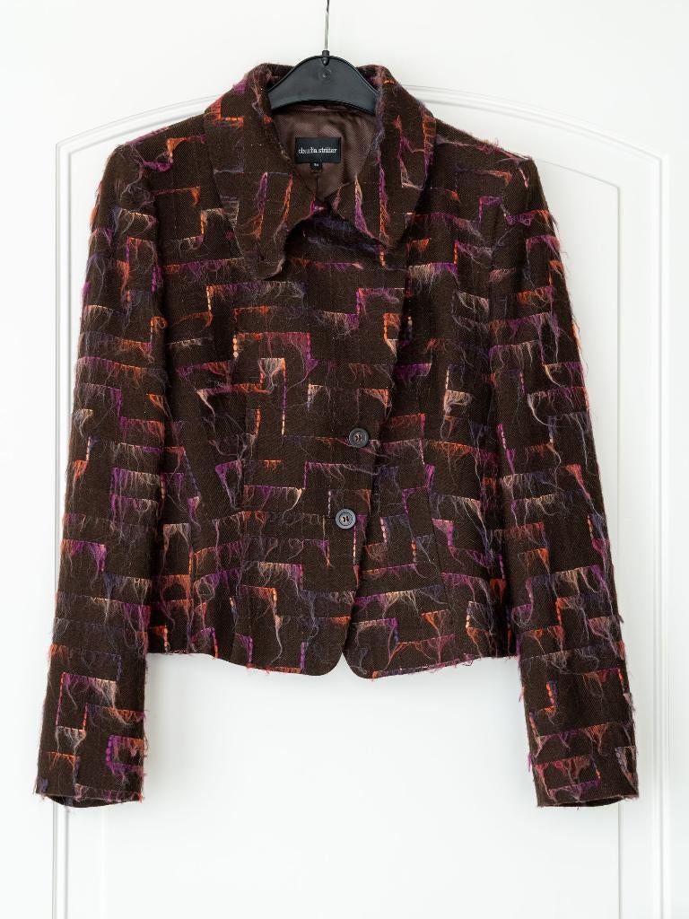 Vest/Jasje, merk Claudia Sträter, NIEUW, maat S, Maat 38/40 (M), Bruin, Verzenden, Nieuw