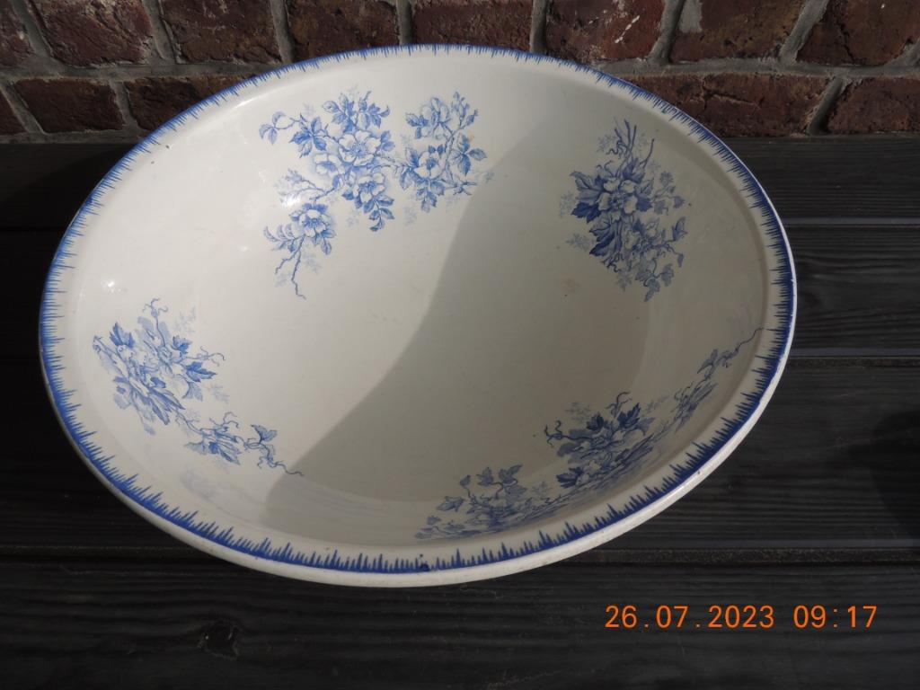 Antieke waskom met zeepbakje, Antiek en Kunst, Ophalen
