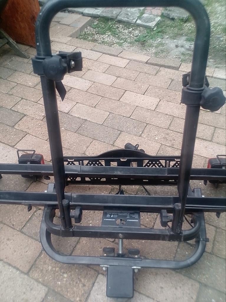 Metalen fiets rek voor 2fietsen en kantelbaar zie foto, Ophalen of Verzenden, Zo goed als nieuw