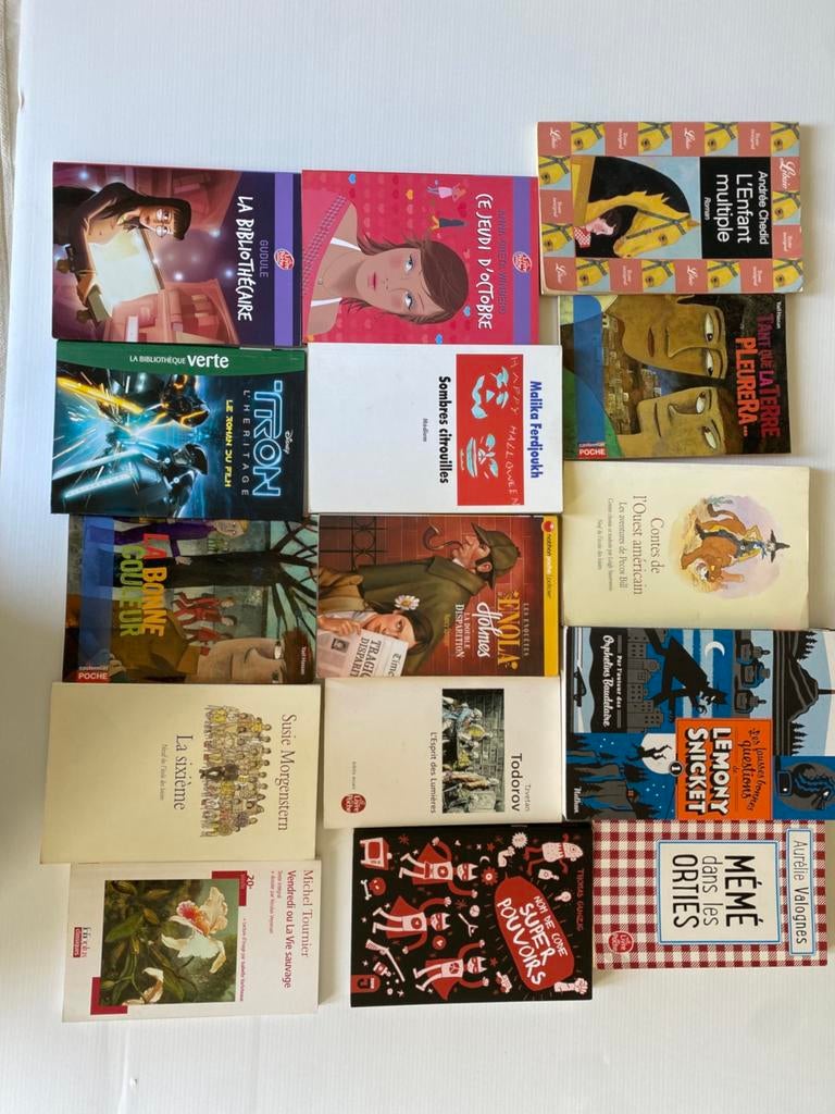 Lot de 15 livres jeunesse/adolescence, Enlèvement ou Envoi, Comme neuf