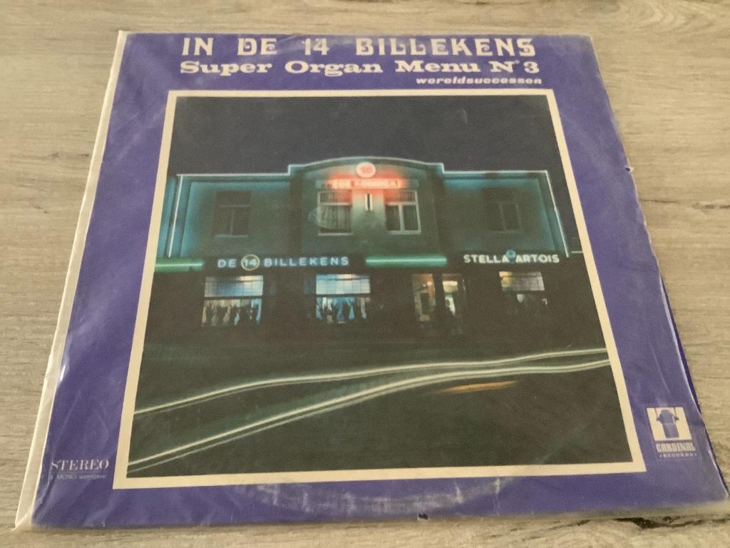 Vinyl In de 14 Billekens super organ menu NR. 3 LP, Verzenden, Gebruikt, Overige genres