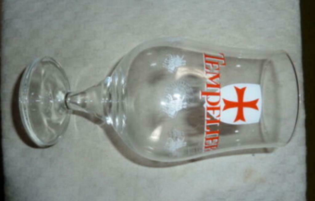 #A bier glas TEMPELIER 0.33L M13 Brasserie Du Bocq - Purnode, Verzamelen, Ophalen of Verzenden, Nieuw, Bierglas