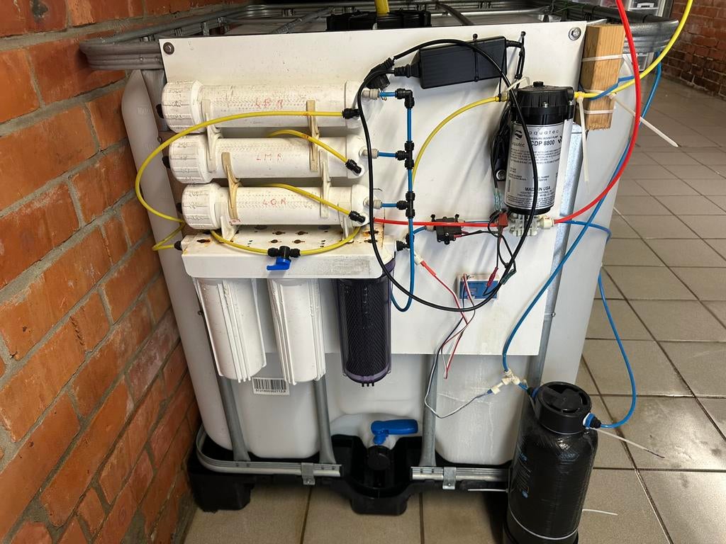 Osmose water aanmaak systeem, Ophalen
