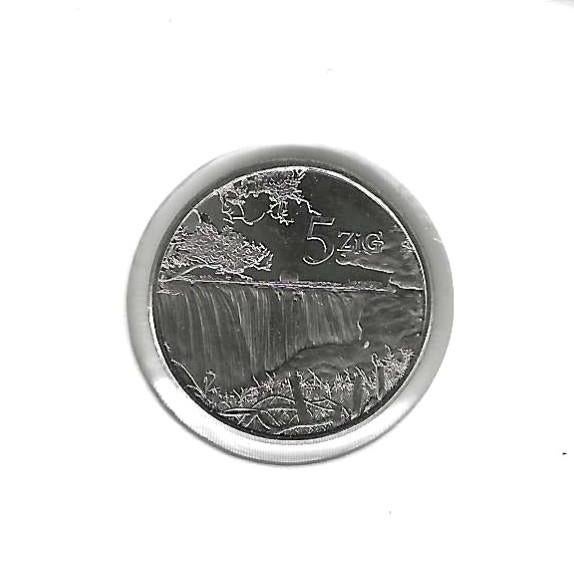 Zimbabwe, 5 Zig 2024., Postzegels en Munten, Munten | Afrika, Ophalen of Verzenden, Zimbabwe, Losse munt