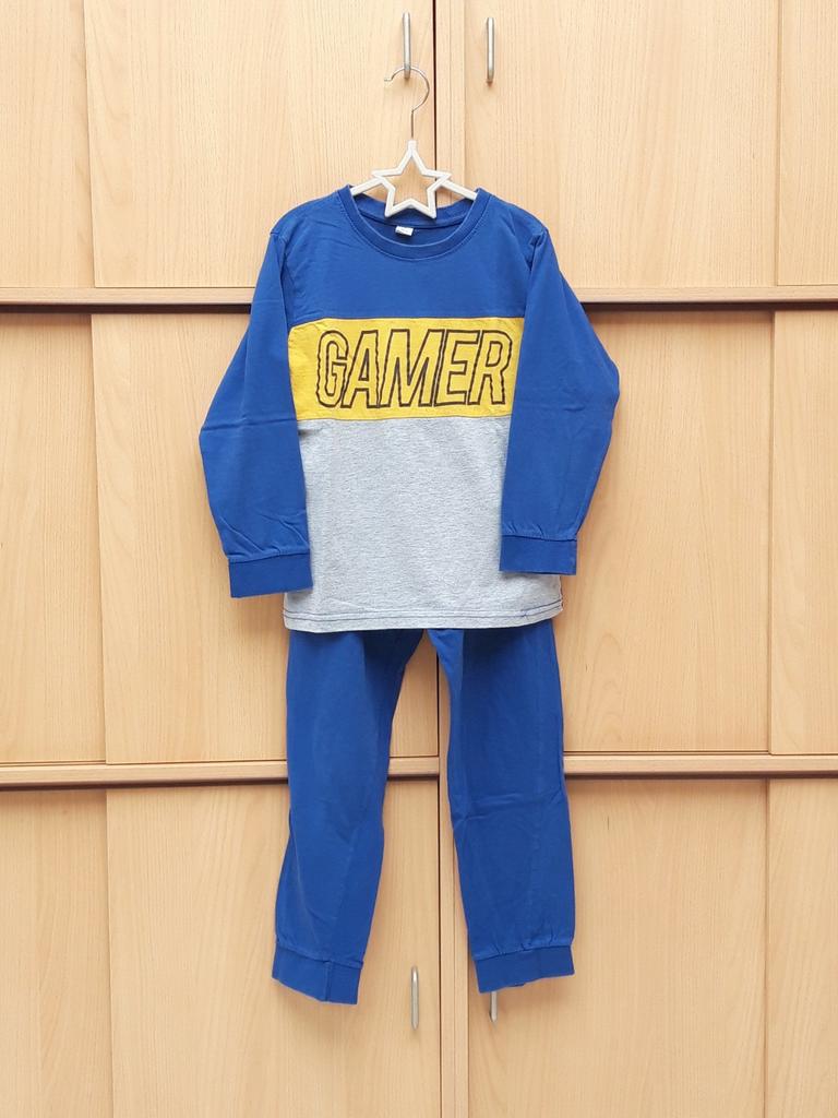 Lente/herfst pyjama Gamer 134-140/9-10j Zeeman, Ophalen of Verzenden, Zo goed als nieuw, Jongen, Nacht- of Onderkleding