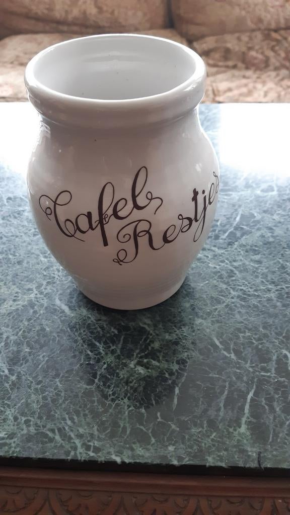 Pot en porcelaine pour les restes de table, Enlèvement ou Envoi, Comme neuf