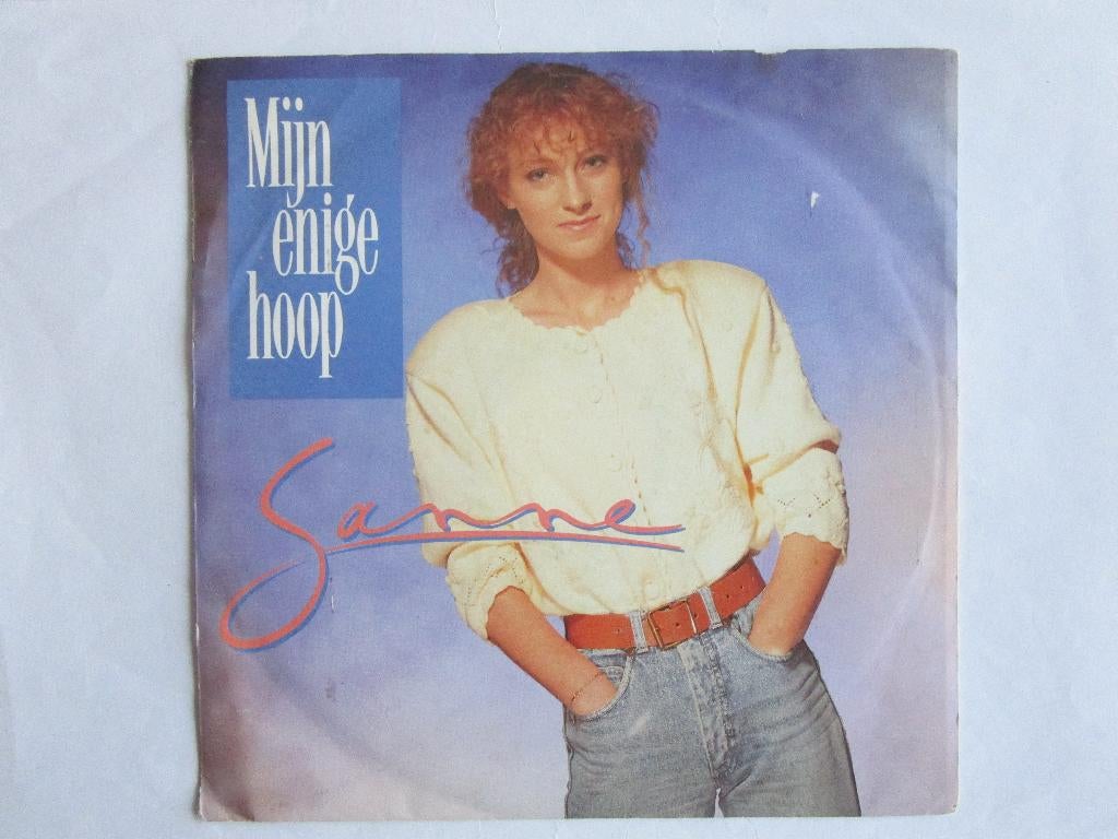 Sanne : Mijn enige hoop. 1991, Cd's en Dvd's, Vinyl Singles, 7 inch, Single, Ophalen of Verzenden, Zo goed als nieuw