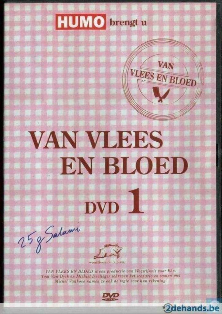 DVD VAN VLEES EN BLOED AFL 1, Ophalen of Verzenden