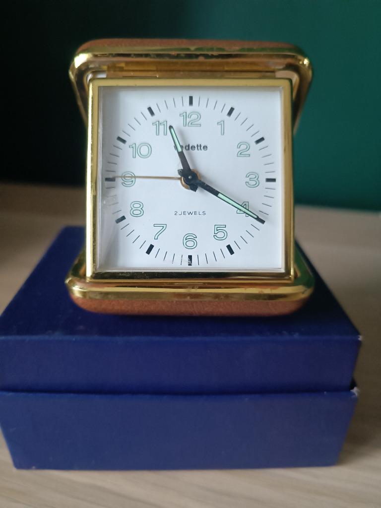 Reiswekker Vedette, vintage, Elektronische apparatuur, Wekkers, Verzenden, Zo goed als nieuw