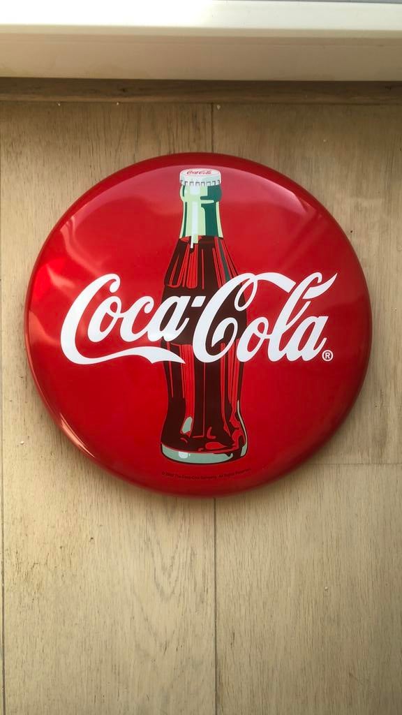 Panneau publicitaire Coca-Cola., Collections, Marques & Objets publicitaires, Comme neuf, Panneau publicitaire, Enlèvement