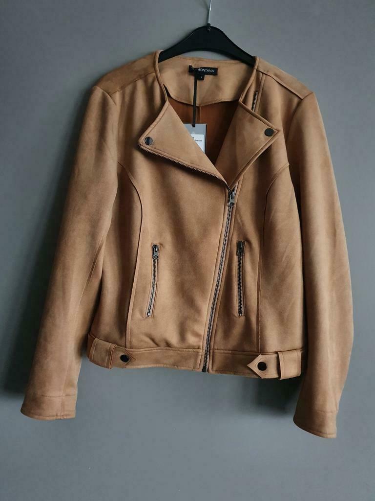 Nieuw biker jacket van Tramontana maat L, Bruin, Tramontana, Maat 42/44 (L), Nieuw