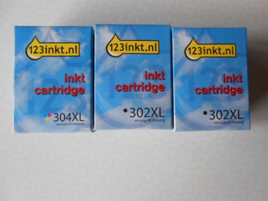 nieuw inkt cartridge printer kleur en zwart n302XL n304XL, Ophalen of Verzenden, Nieuw, Cartridge, 123inkt