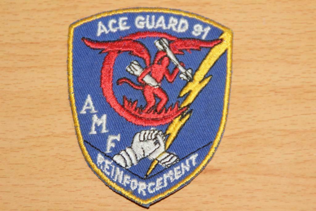 ABL Patch "AMF" Ace Guard 91, Verzenden, Luchtmacht, Embleem of Badge