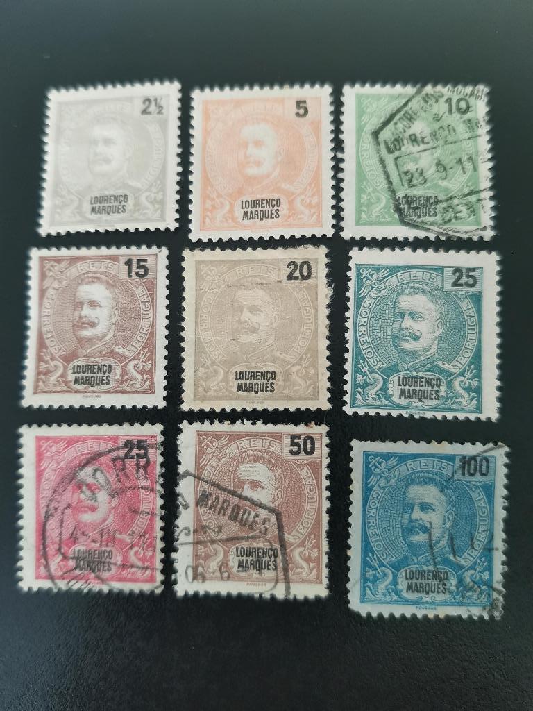 Lourenço Marques 1898 - Koning Carlos I, Ophalen of Verzenden, Overige landen, Gestempeld