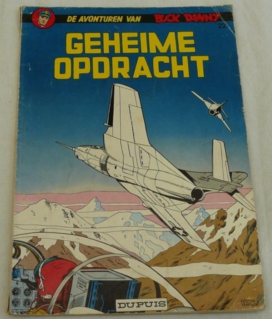 Strip Boek BUCK DANNY Geheime Opdracht, Nr.22, Dupuis, 1977., Gelezen, Eén stripboek, Ophalen of Verzenden, Dupuis