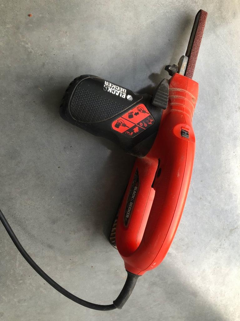 Black&Decker puntvijl, Bricolage & Construction, Outillage | Ponceuses, Enlèvement, Utilisé, Autres types