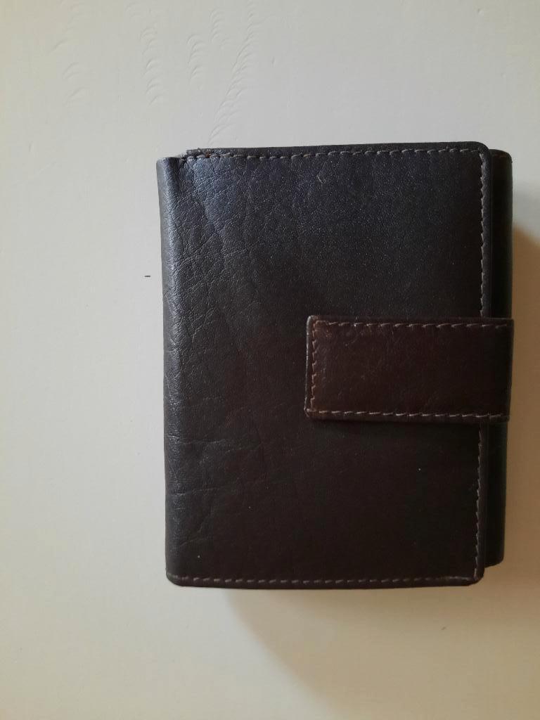 portefeuille / leder / donkerbruin / NIEUW, Ophalen of Verzenden, Nieuw, Leder