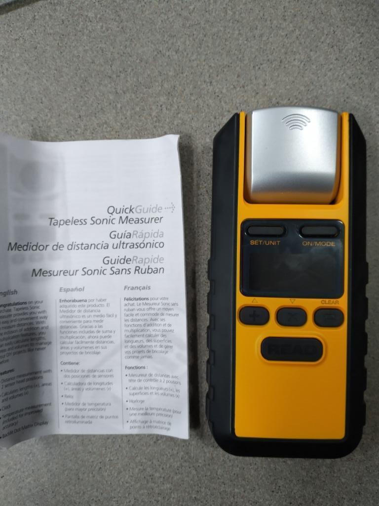 Ultrasoon afstandsmeter, Ophalen of Verzenden, Zo goed als nieuw, Afstand